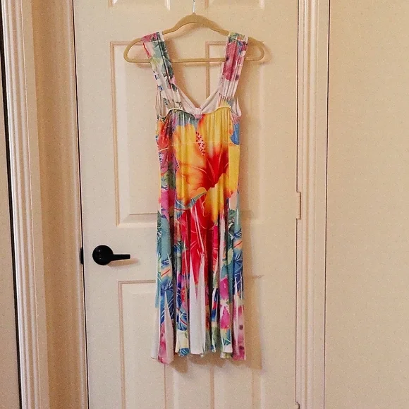 Floral Flowy Flare Dress - Picture 5 of 10